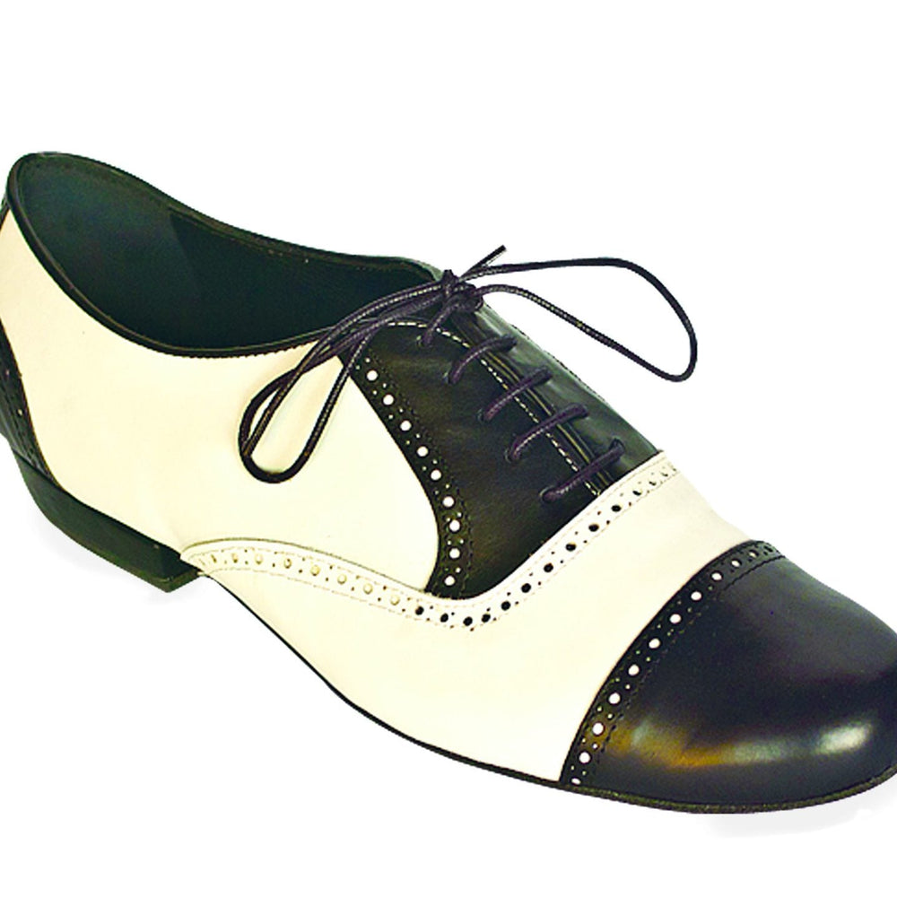 Arrabal Black and White Leather