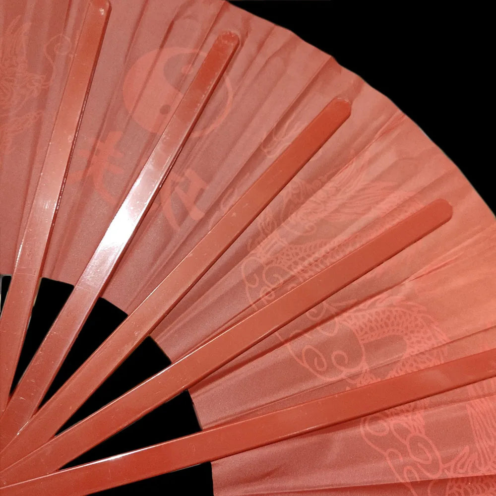 Chinese Japanese Kung Fu Dragon plastic folding Fan Large Hand