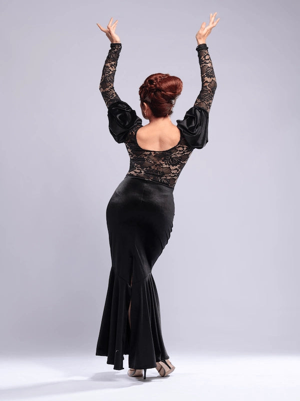 Vestido Maya – corazón manga farol larga