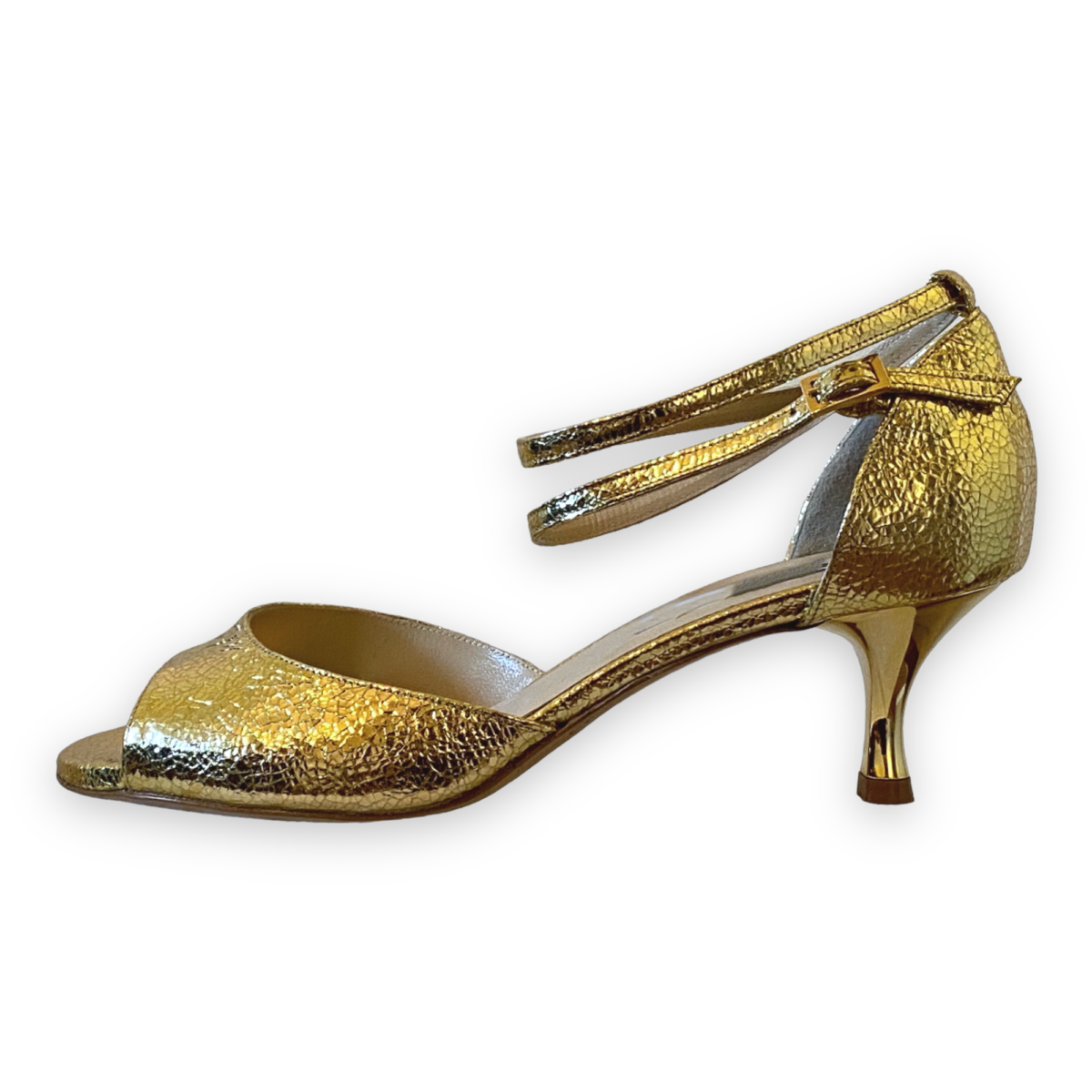 Isabel DS Gold Allure Leather Gold Heels