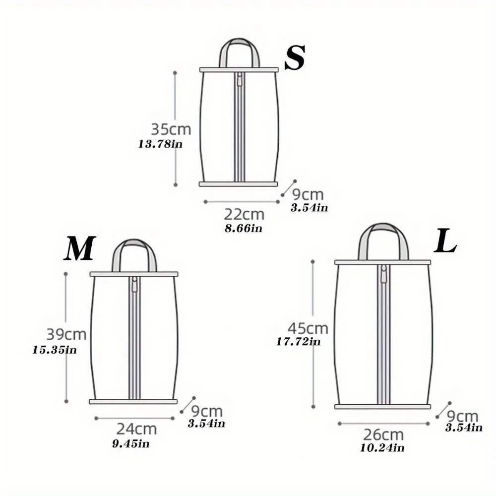 Portable Waterproof Shoe Storage Bag Dustproof Transparent Shoe Bag Moistureproof Travel Storage Shoes Organizer