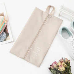 Travel Storage Bag Shoes Travel Packing Cubes Underwear Sundries Finishing Multifunctional Waterproof Portable Zipper Shoe Bag