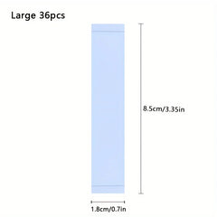 36PCS Invisible Double Sided Fashion Tape for Clothing Dress Bra Strap Anti-Slip Skin Safe Secret Adhesive Strip 1.2/1.8cmx8.5cm