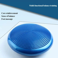PVC yoga balance mat inflatable massage cushion thicken explosion-proof barefoot rehabilitation mat soft pedal balance trainer