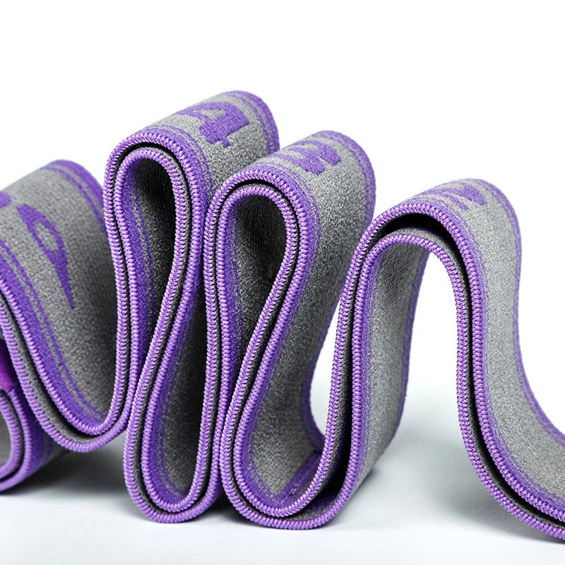 Multi-Section Elastic Yoga Resistance Bands Pilates Dance Stretching Fitness Sport Pull Strap Multi-Functional Gym Stretch Strap