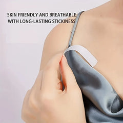 36PCS Invisible Double Sided Fashion Tape for Clothing Dress Bra Strap Anti-Slip Skin Safe Secret Adhesive Strip 1.2/1.8cmx8.5cm