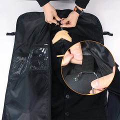 50" Garment Bag for Travel Foldable Suit Bag with Multiple Pockets Carry On Garment Durable Suitcase Garment Cover for Business