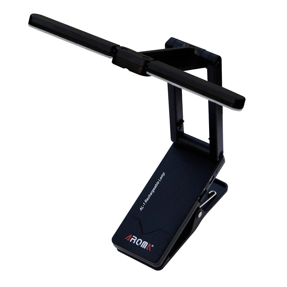 Aroma AL-1 Music Stand Light Clip On LED Rechargeable Sheet Read Lamp USB Music Sheet Stage Light Universal Portable LED Light