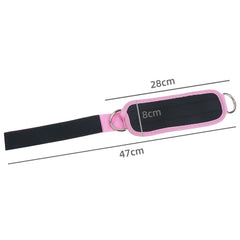 Yoga Pilates Circle 19-Piece Set Fitness Ankle Strap Trainer Stretch Belt Gradient Color Elastic Set Pilates Exercise Band Home