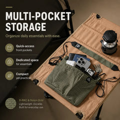 Lightweight Crossbody Bag Waterproof X Pac Nylon Ripstop Small Shoulder Bag Adjustable Strap Travel Hiking Daily Sling Pouch
