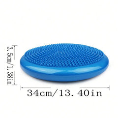 PVC yoga balance mat inflatable massage cushion thicken explosion-proof barefoot rehabilitation mat soft pedal balance trainer