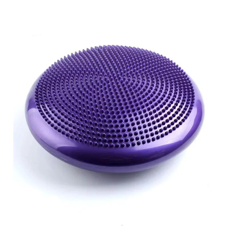 PVC yoga balance mat inflatable massage cushion thicken explosion-proof barefoot rehabilitation mat soft pedal balance trainer