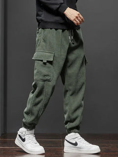Pantalones casuales de hombre de primavera y otoño de nuevo estilo con cintura elástica, elásticos, rectos, con cordón, harem, para trotar, deportivos, largos, para hombre